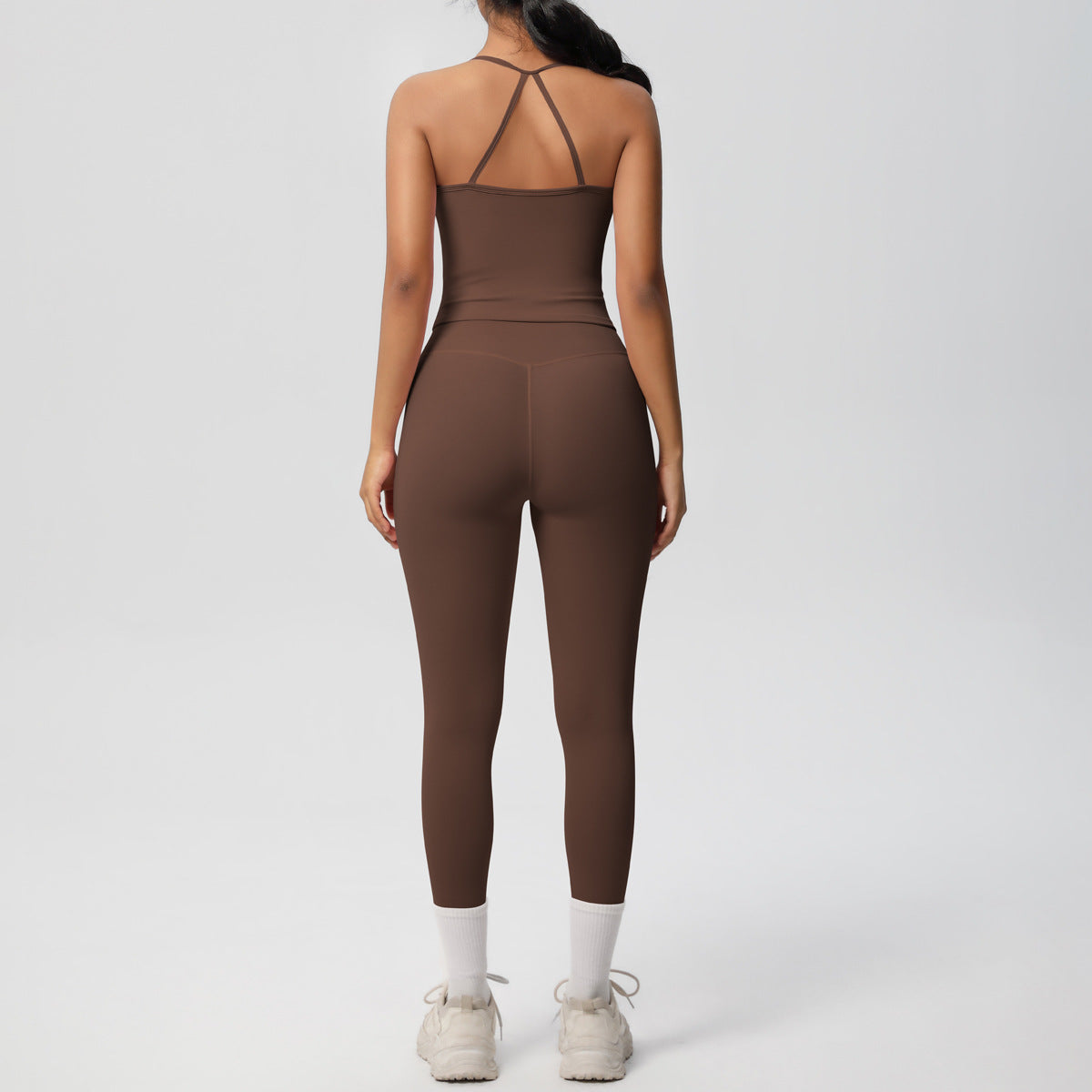 SOLBANA Studio Tie-Strap 2-Piece Legging Set - alternate product view