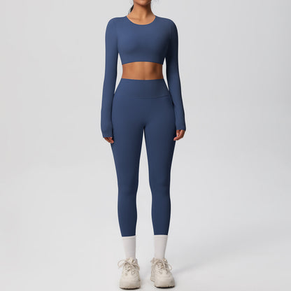 SOLBANA Form Long-Sleeve 2-Piece Legging Set - alternate product view