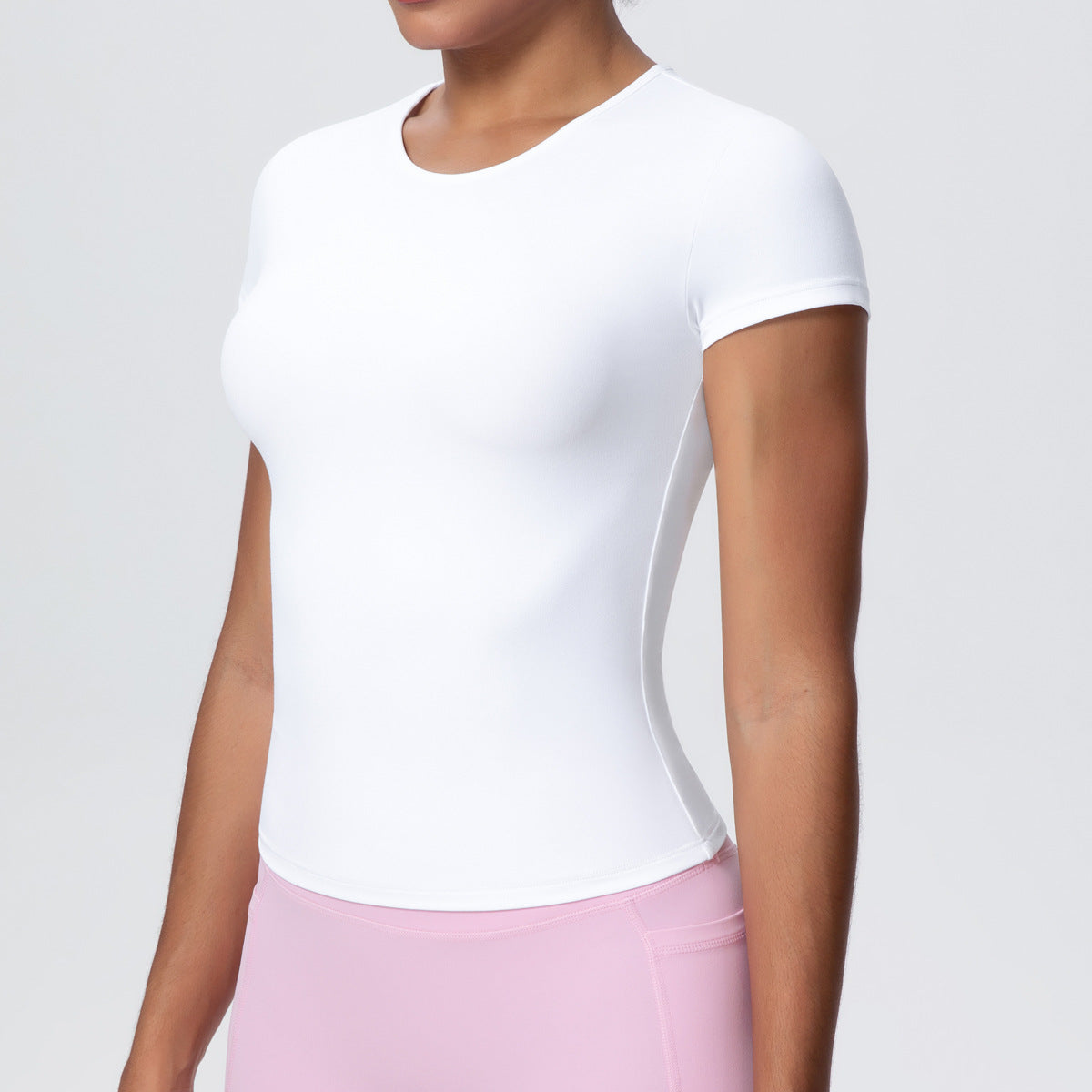 SOLBANA Coast Fitted Tee in Ivory