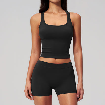 SOLBANA Studio Square-Neck Set in Midnight