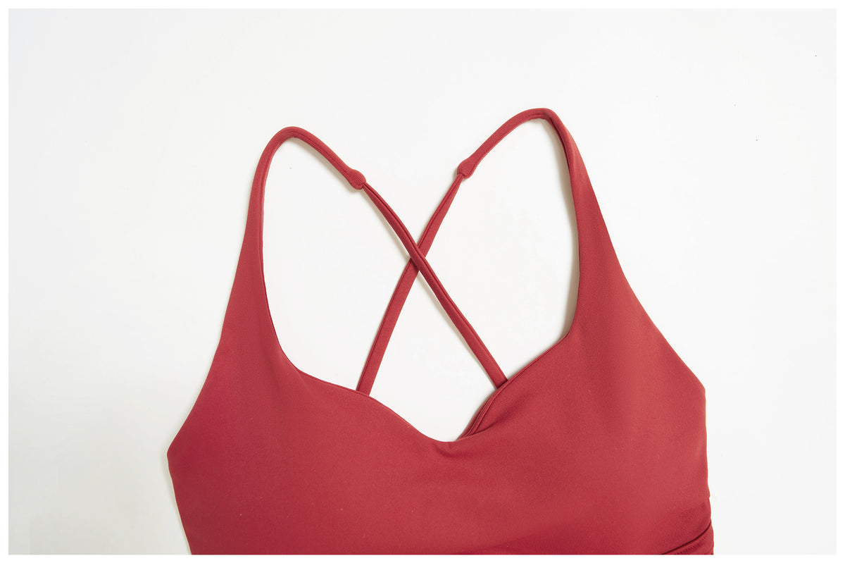SOLBANA Studio Cutout Crossback Bra - alternate product view
