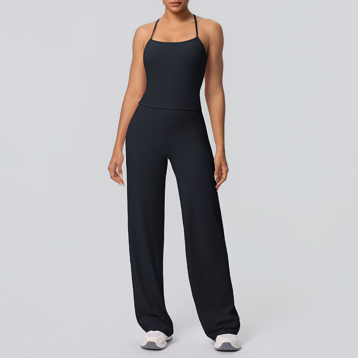 SOLBANA Studio Tie-Strap 2-Piece Pant Set - alternate product view
