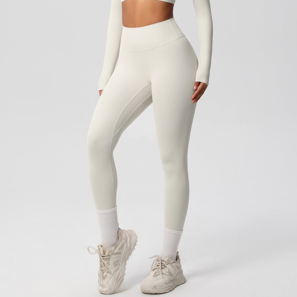 SOLBANA Coast Core Legging in Ivory