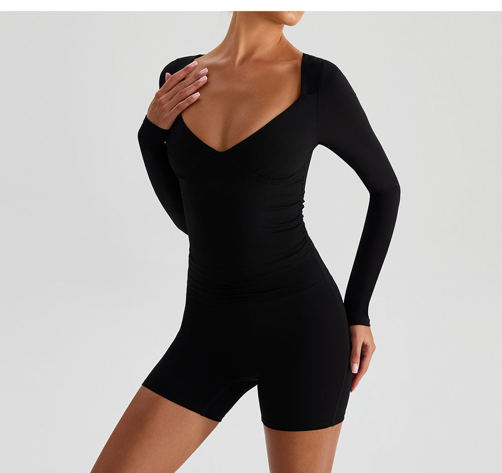SOLBANA Studio Deep-V Long Sleeve - alternate product view