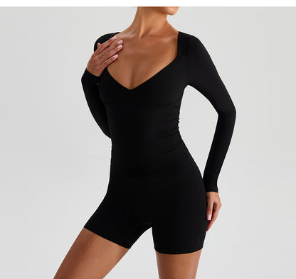 SOLBANA Studio Deep-V Long Sleeve - alternate product view