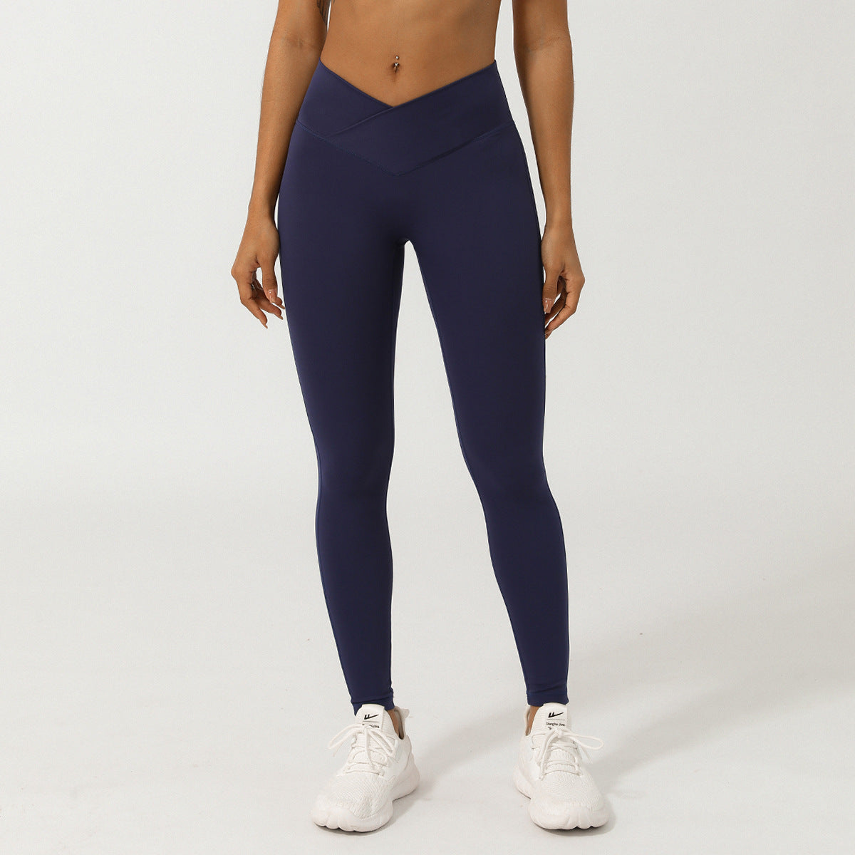 SOLBANA Studio Crossback 2-Piece Legging Set in Dusty Blue