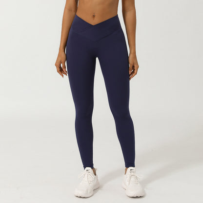 SOLBANA Studio Crossback 2-Piece Legging Set in Dusty Blue
