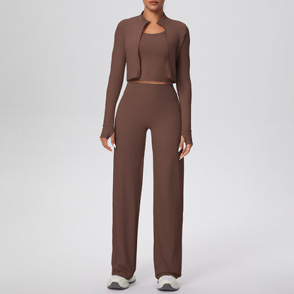 SOLBANA Coast Zip matching three-piece pant outfit