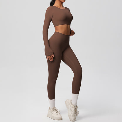 SOLBANA Form Long-Sleeve 2-Piece Legging Set - alternate product view