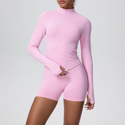 SOLBANA Studio Zip Jacket 2-Piece Short Set - alternate product view