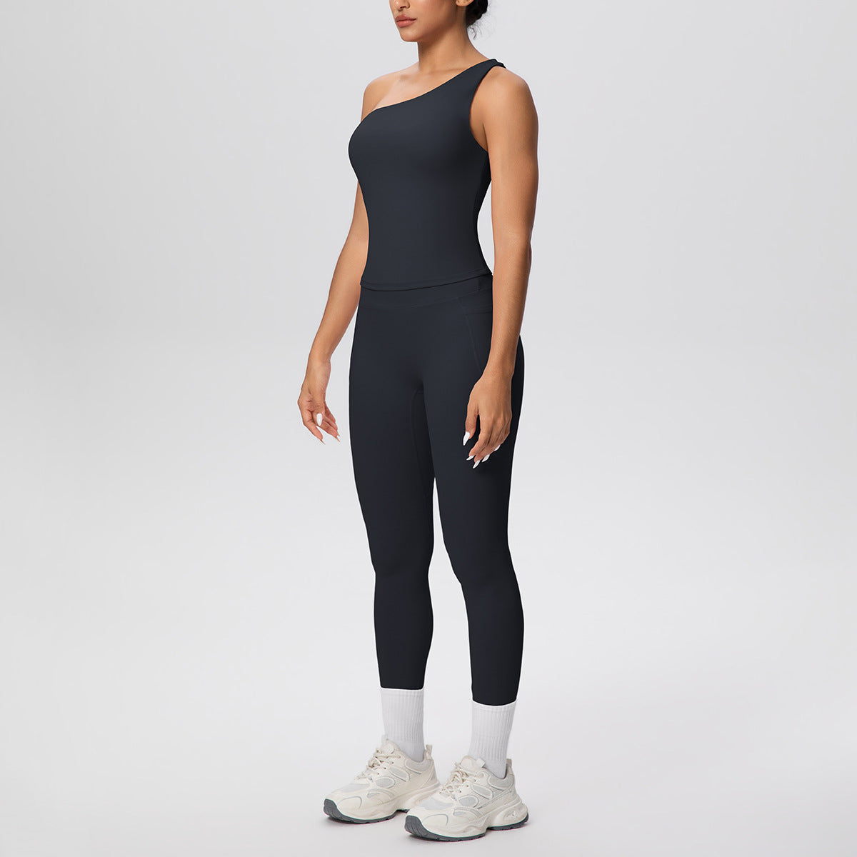 SOLBANA Studio One-Shoulder Legging Set - alternate product view