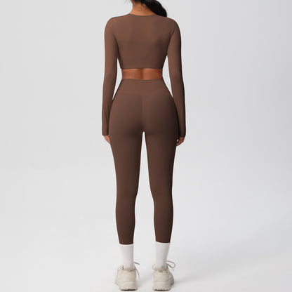 SOLBANA Form Long-Sleeve 2-Piece Legging Set - alternate product view