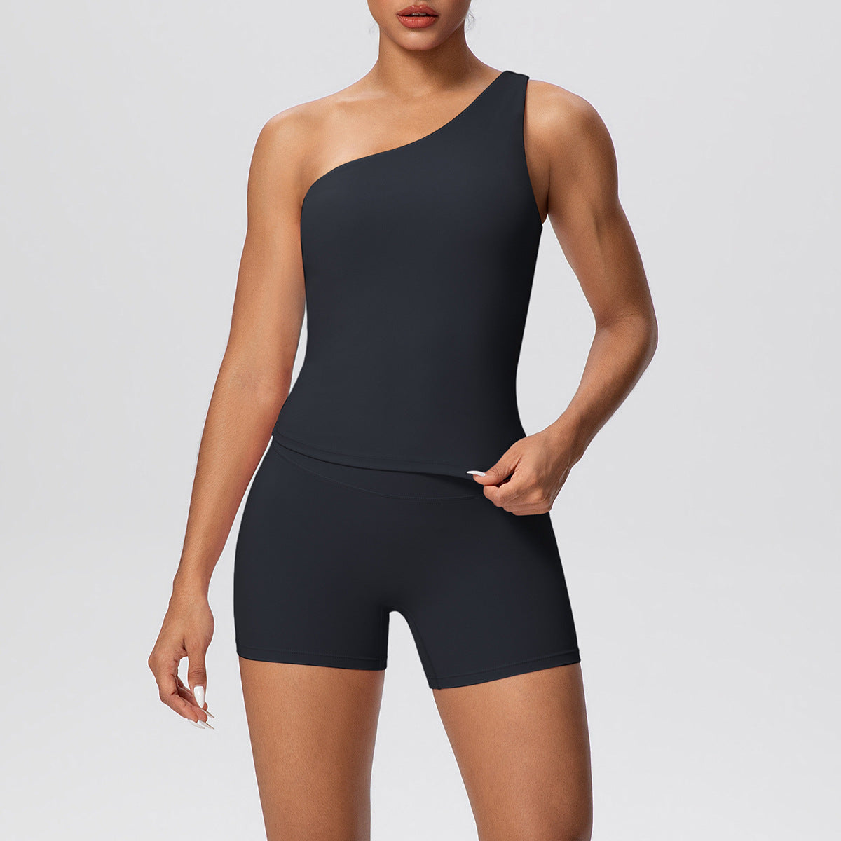 SOLBANA Studio Asymmetric 2-Piece Short Set - alternate product view