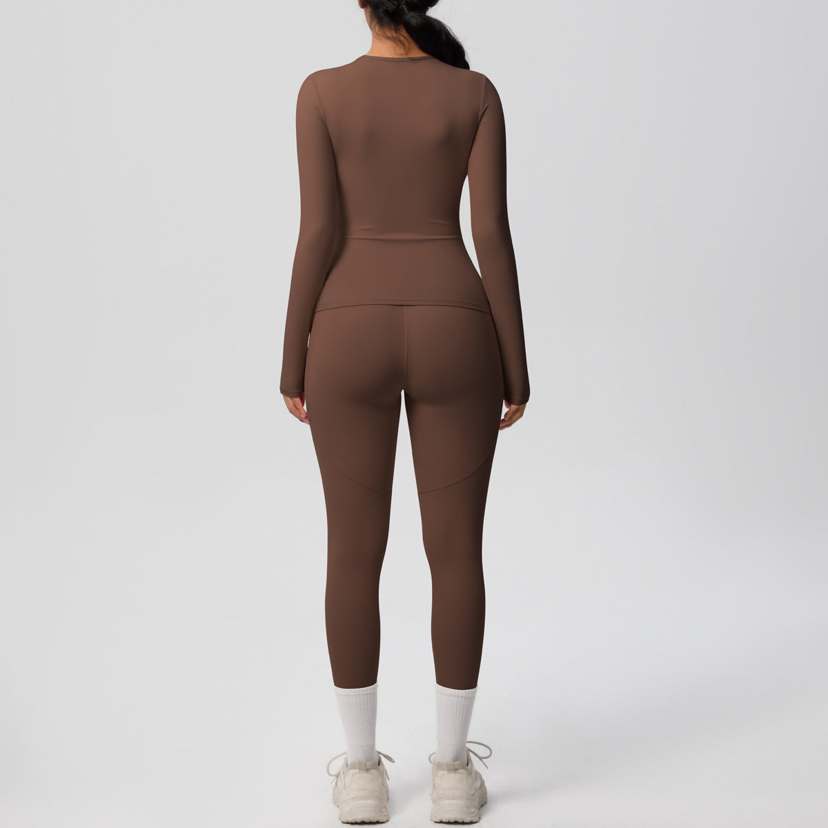 SOLBANA Studio Long-Sleeve Pocket Legging Set - alternate product view