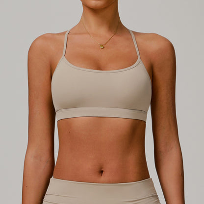 SOLBANA Form Linen Crossback Bra in Linen