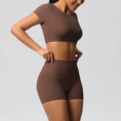SOLBANA Form Padded Tee 2-Piece Short Set - alternate product view