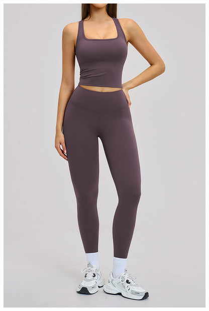 SOLBANA Studio Sculpt Crossback 2-Piece Legging Set - alternate product view