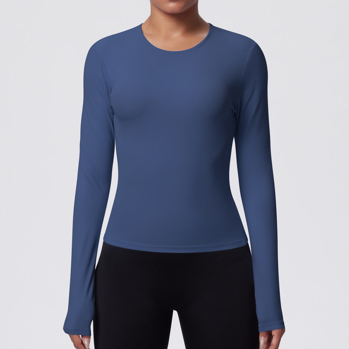 SOLBANA Form Sculpt Long Sleeve in Ocean