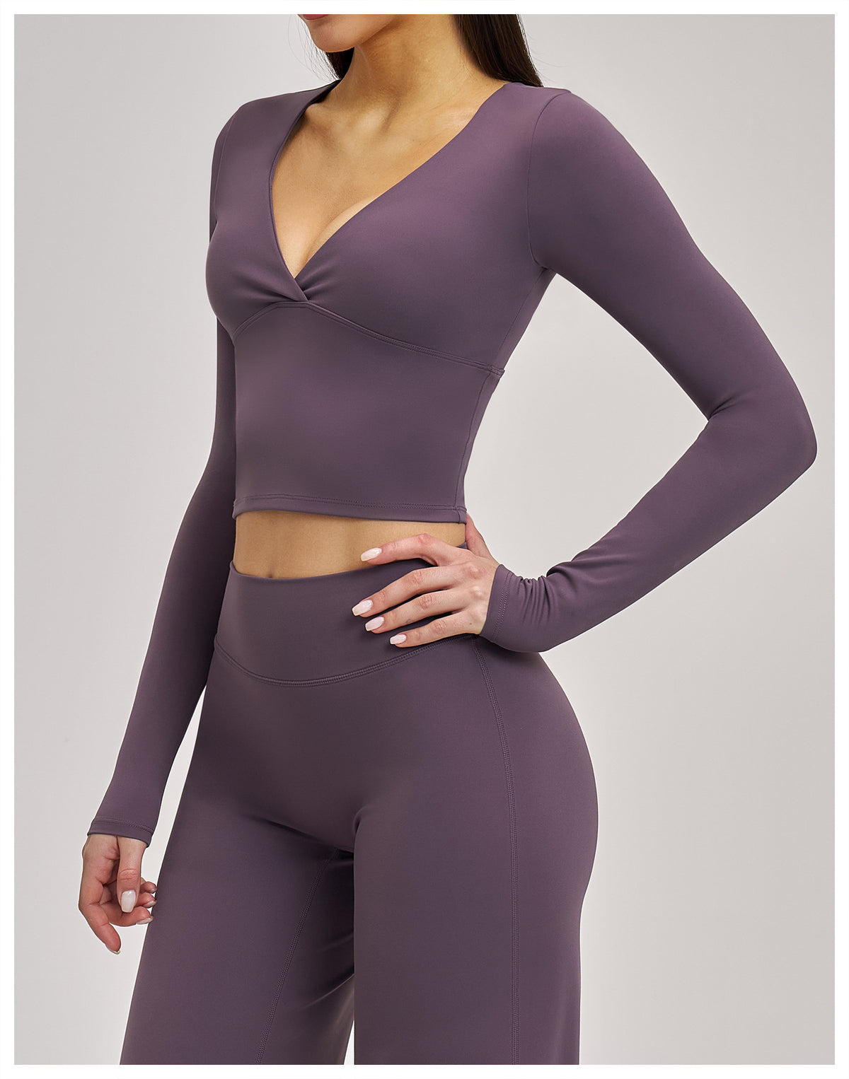 SOLBANA Studio Ruched Long Sleeve - alternate product view
