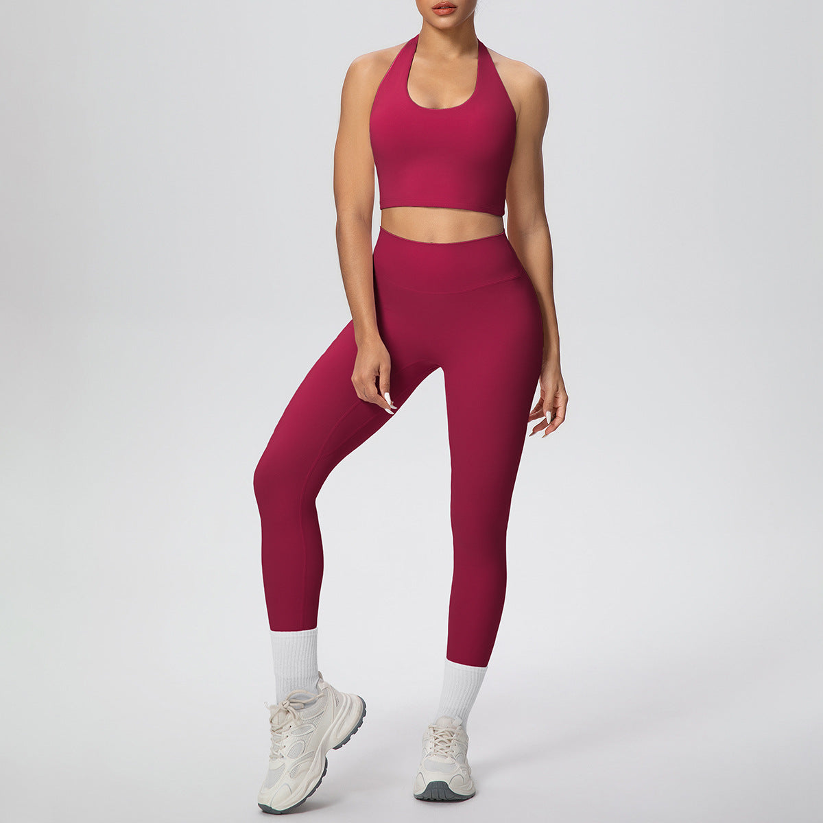 SOLBANA Studio Halter 2-Piece Pant Set - alternate product view