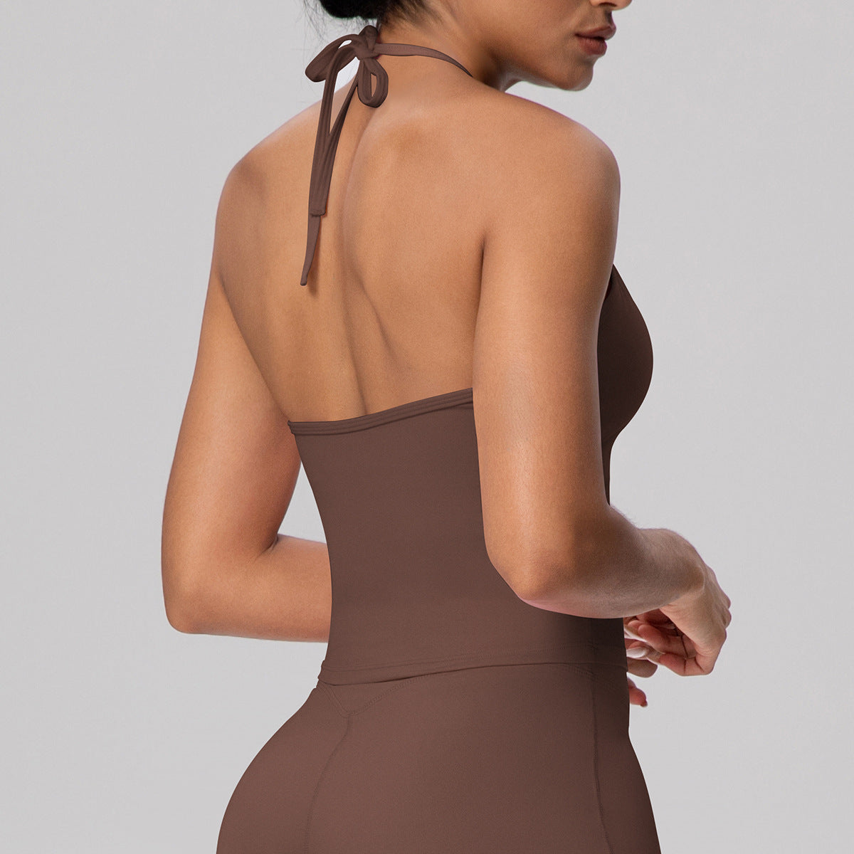 SOLBANA Coast Lace-Up Halter Tank - alternate product view