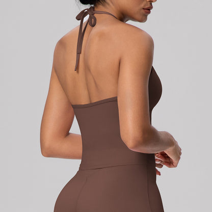 SOLBANA Coast Lace-Up Halter Tank - alternate product view