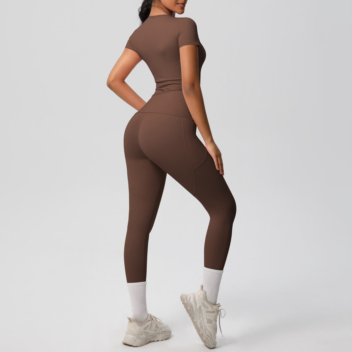 SOLBANA Form Short-Sleeve 2-Piece Pant Set - alternate product view