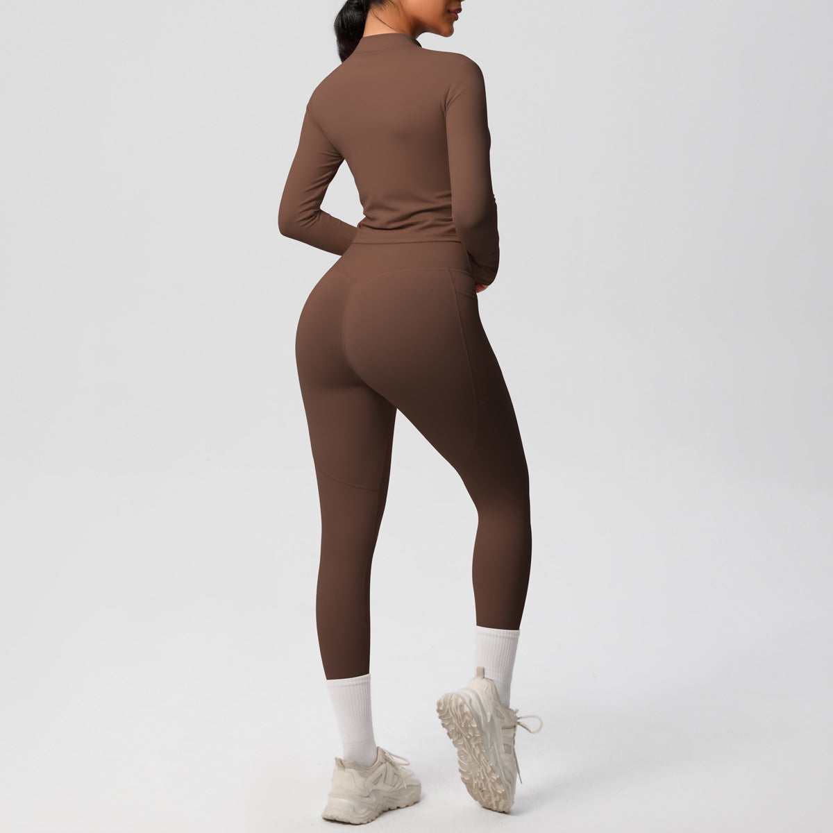 SOLBANA Form Zip Jacket 2-Piece Pant Set - alternate product view