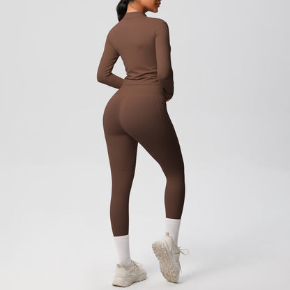 SOLBANA Form Zip Jacket 2-Piece Pant Set - alternate product view