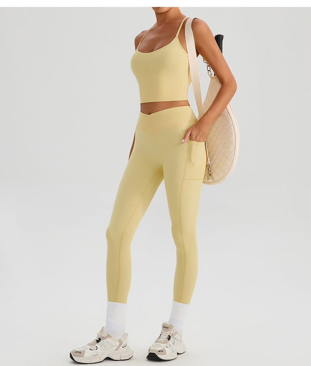 SOLBANA Form Cross-Waist Pocket Legging - alternate product view