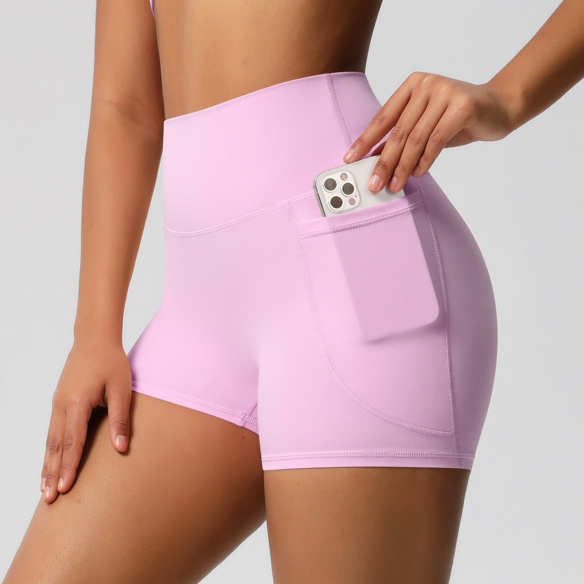 SOLBANA Form Pocket Short in Pink