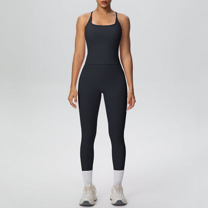 SOLBANA Form H-Back 2-Piece Legging Set - alternate product view