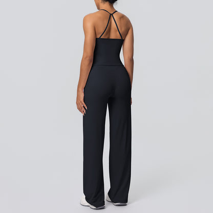 SOLBANA Studio Tie-Strap 2-Piece Pant Set - alternate product view