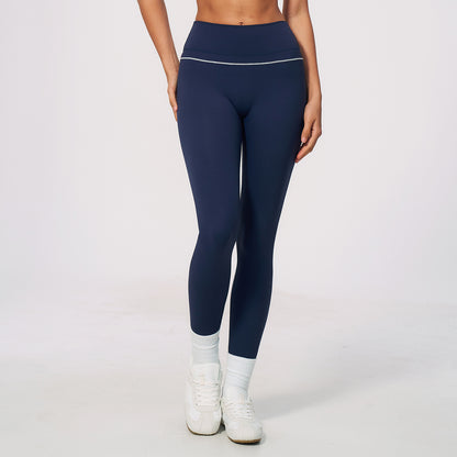 SOLBANA Riviera Colourblock Legging in Indigo Blue