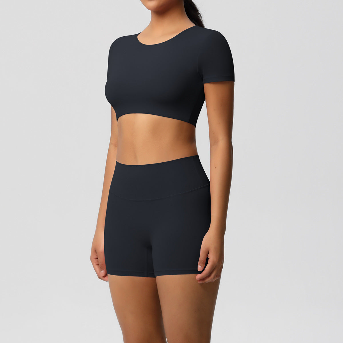SOLBANA Form Padded Tee 2-Piece Short Set - alternate product view