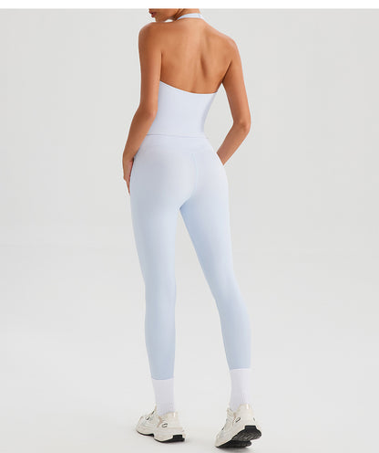 SOLBANA Studio Ruched V-Neck Halter Tank - alternate product view