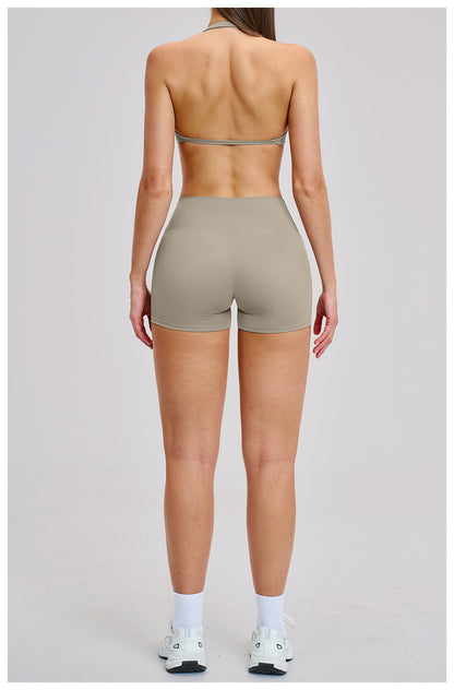SOLBANA Studio Cutout Halter 2-Piece Short Set - alternate product view