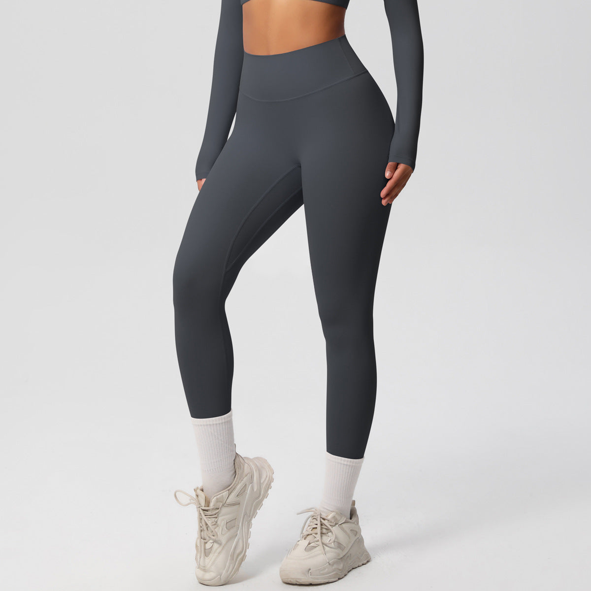 SOLBANA Coast Core Legging in Gray