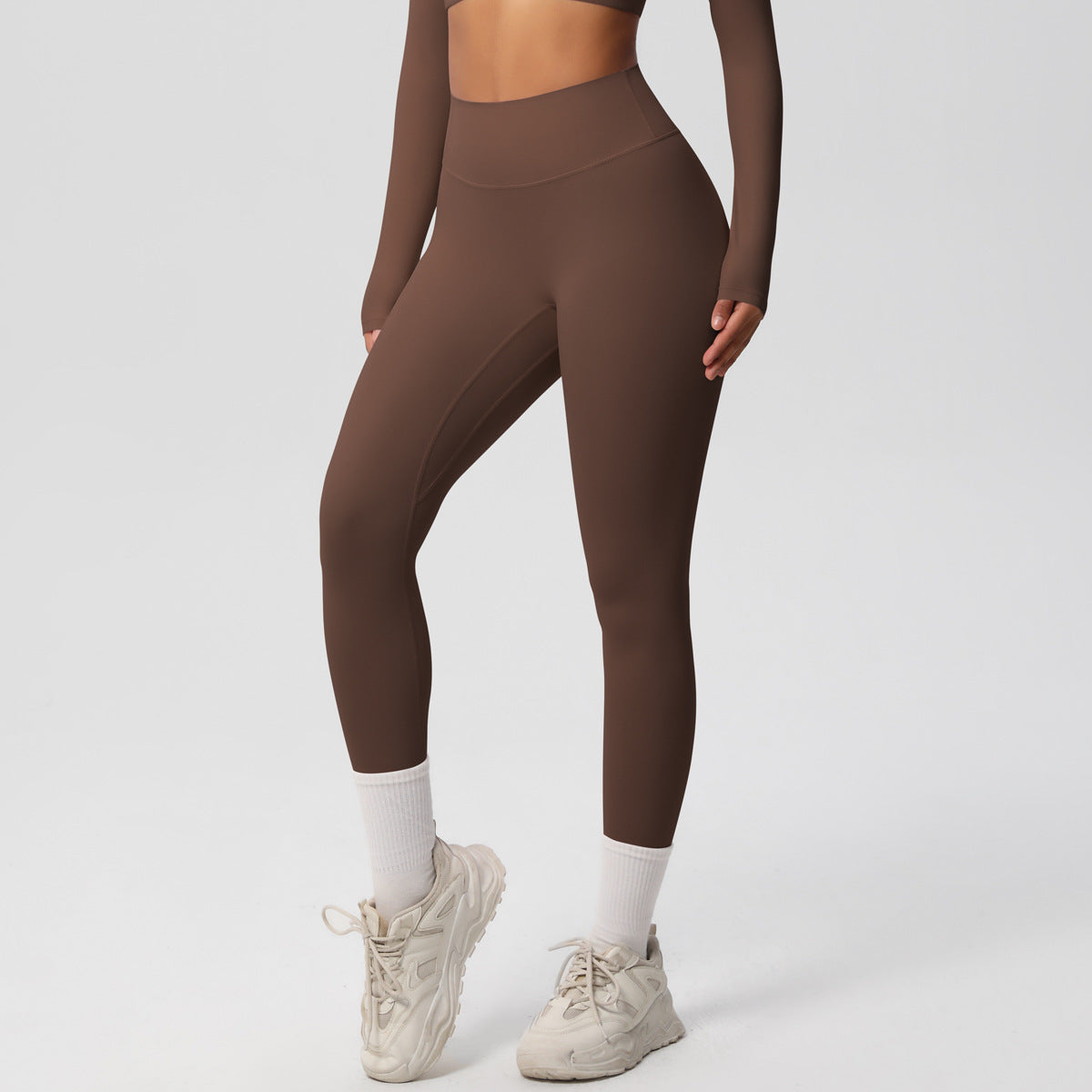 SOLBANA Coast Core Legging in Chestnut