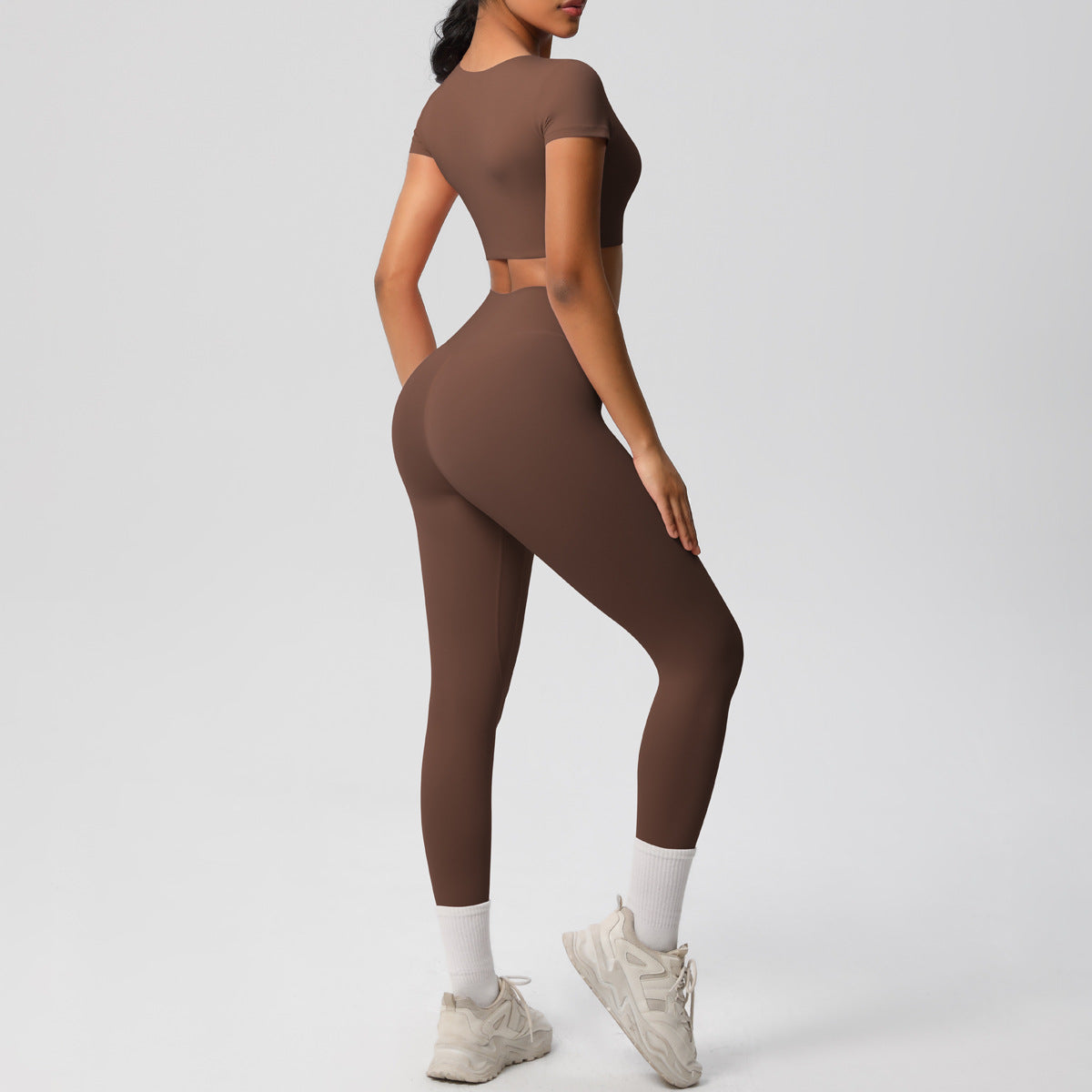 SOLBANA Form Sculpt Tee 2-Piece Legging Set - alternate product view