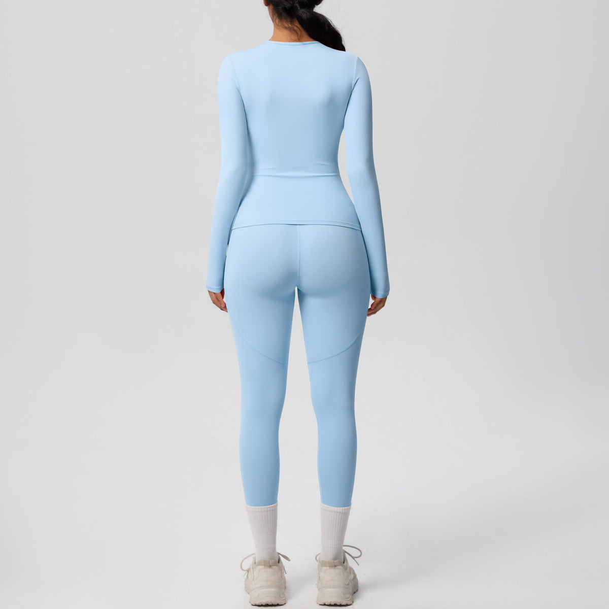 SOLBANA Studio Long-Sleeve Pocket Legging Set - alternate product view