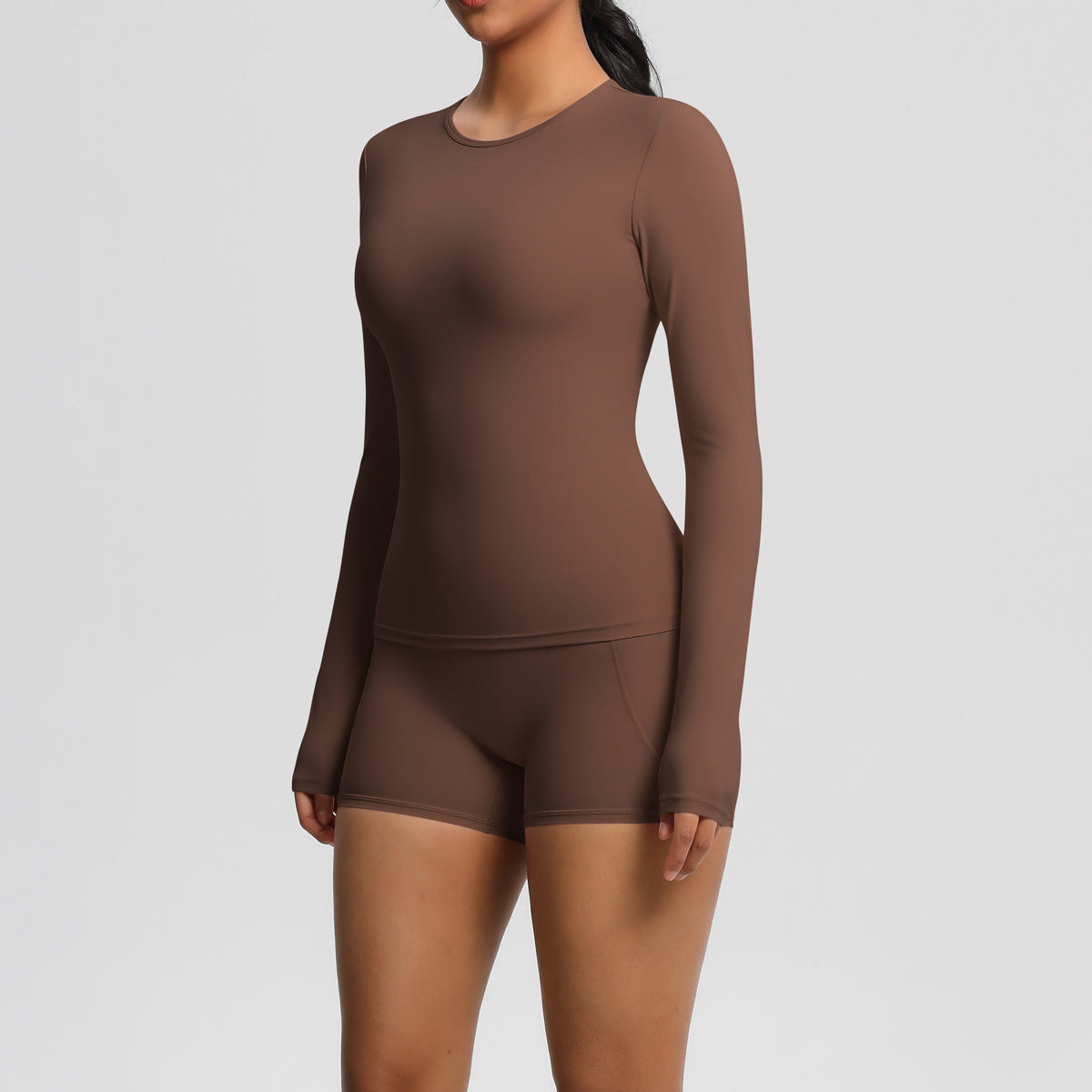 SOLBANA Studio Long-Sleeve 2-Piece Short Set - alternate product view