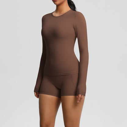 SOLBANA Studio Long-Sleeve 2-Piece Short Set - alternate product view