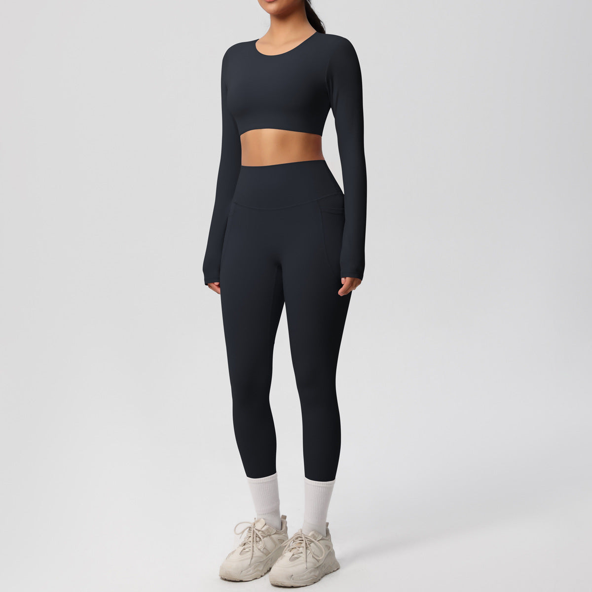 SOLBANA Studio Brushed 2-Piece Legging Set - alternate product view