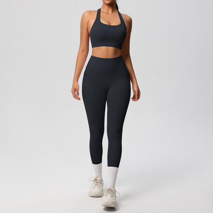 SOLBANA Studio Cutout 2-Piece Legging Set - alternate product view