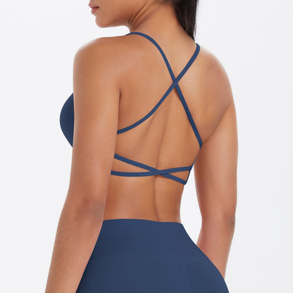 SOLBANA Studio Tie Crossback Bra - alternate product view