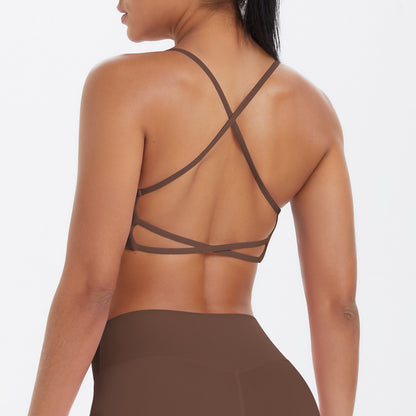 SOLBANA Studio Tie Crossback Bra - alternate product view