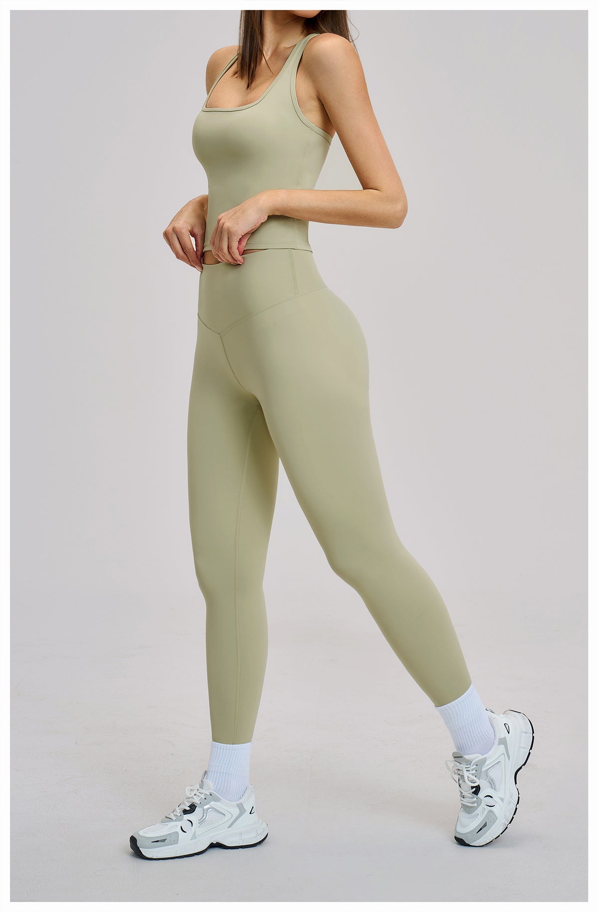 SOLBANA Studio Sculpt Crossback 2-Piece Legging Set - alternate product view