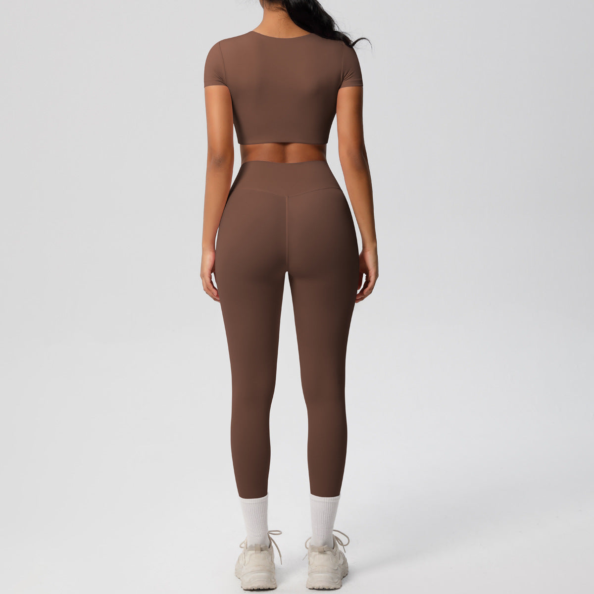SOLBANA Form Sculpt Tee 2-Piece Legging Set - alternate product view