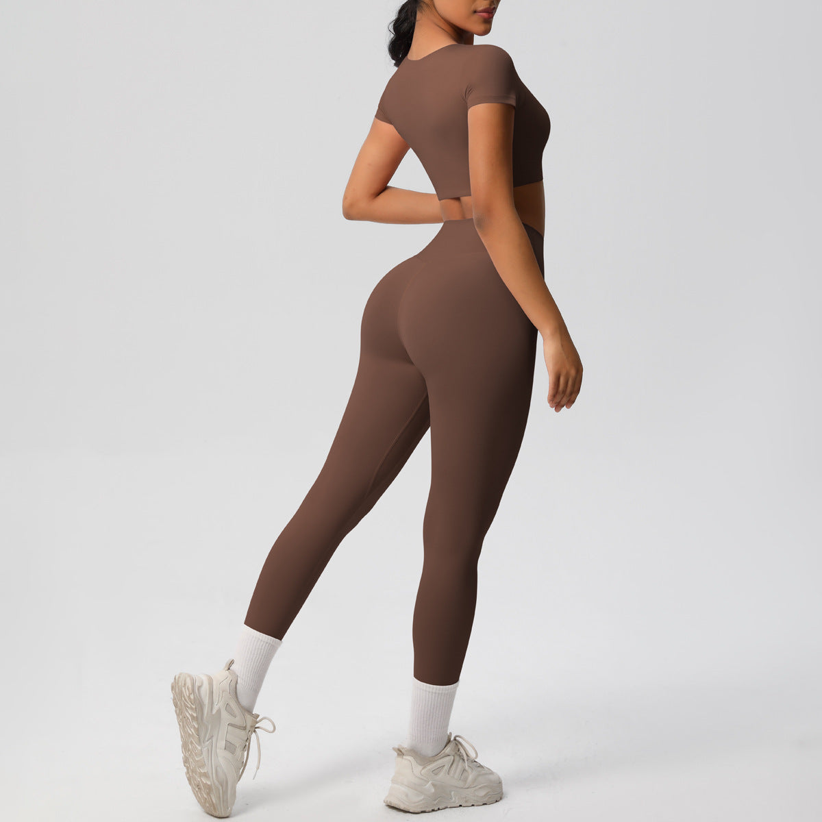 SOLBANA Form Sculpt Tee 2-Piece Legging Set - alternate product view
